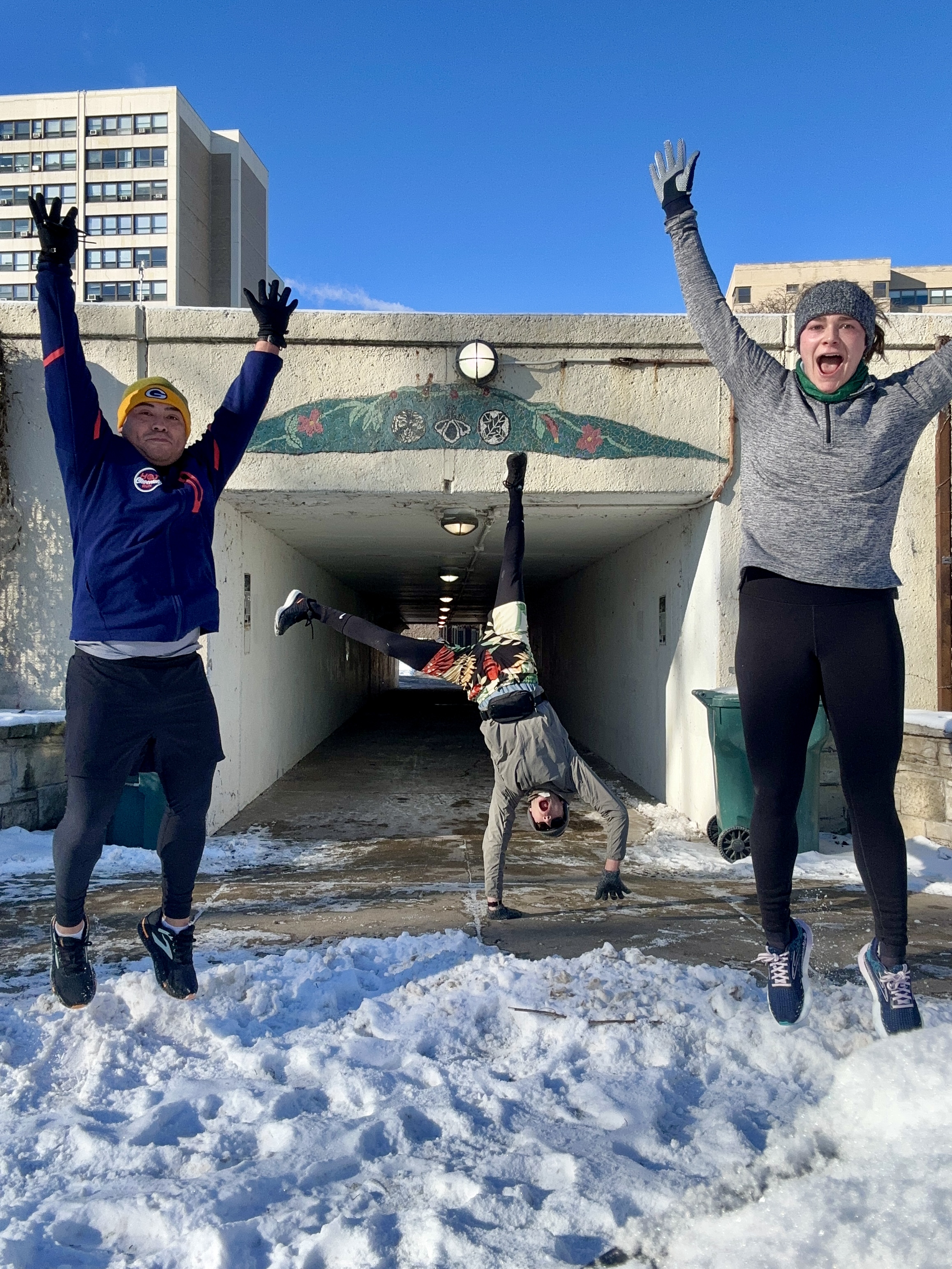 winter running, catholic running
